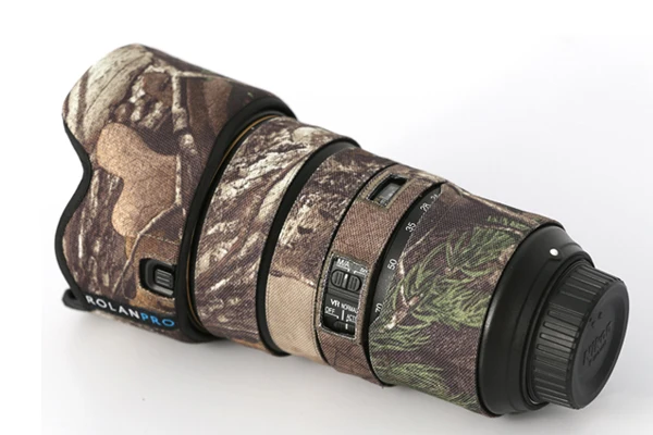 Jungle Camouflage Линзы rolanpro камуфляж пальто дождевик для Nikon AFS 24-70 мм F/2.8E ED VR объектив защитный рукав пистолеты одежда защитный чехол - Цвет: Jungle Camouflage