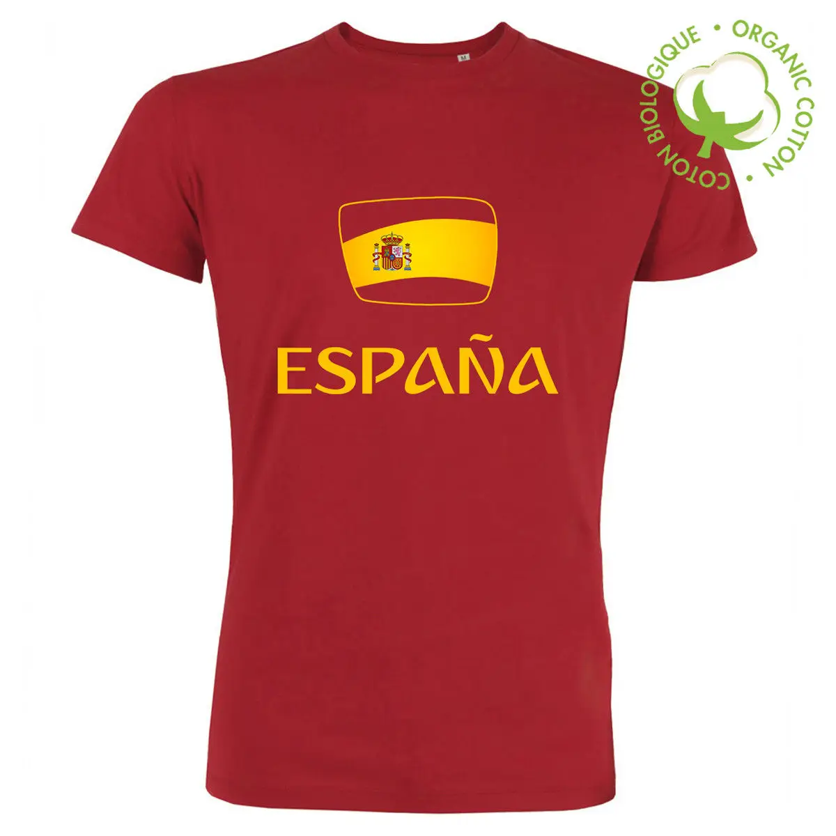 2019 мужской Лидер продаж футболка Espana флаг футболиста стопы Испания летняя |