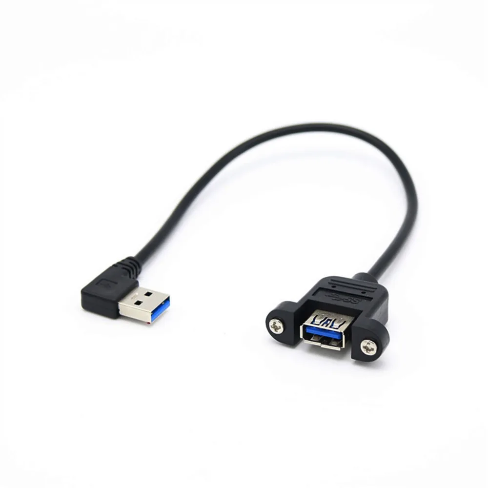 Горячий USB 3 0 A гнездовой панельный разъем для male 90 градусов вверх и вниз влево
