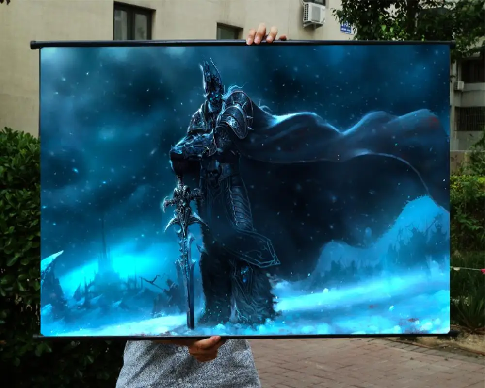 Настенный HD постер WOW:Lich King для игр в кино кафе баннеры домашнего декора подвесное