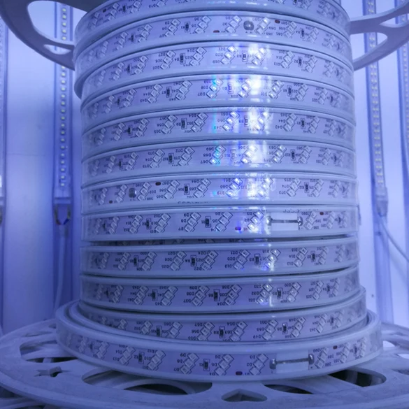 Бесплатная доставка DHL Светодиодная лента 220 В Водонепроницаемая SMD 2835 гибкая