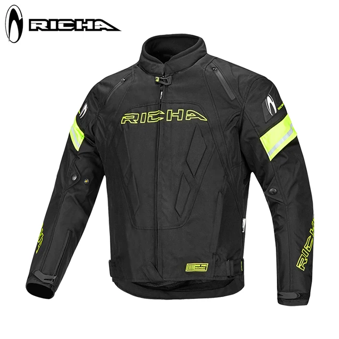 RICHA moto cross suit защитная накладка зимняя куртка для мотокросса куртка для верховой езды штаны Защитные комплекты для мотоциклистов - Цвет: 1124black green coat
