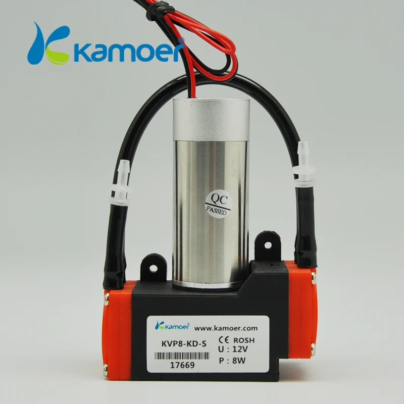 Kamoer 12 V/24 V KVP8 мини мембранный вакуумный насос микро воздушный насос с двигателем постоянного тока с высокой nagative давления/степень вакуума
