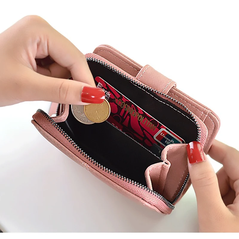Женский короткий кошелек дизайнерский Кошелек для монет 2019 | Багаж и сумки