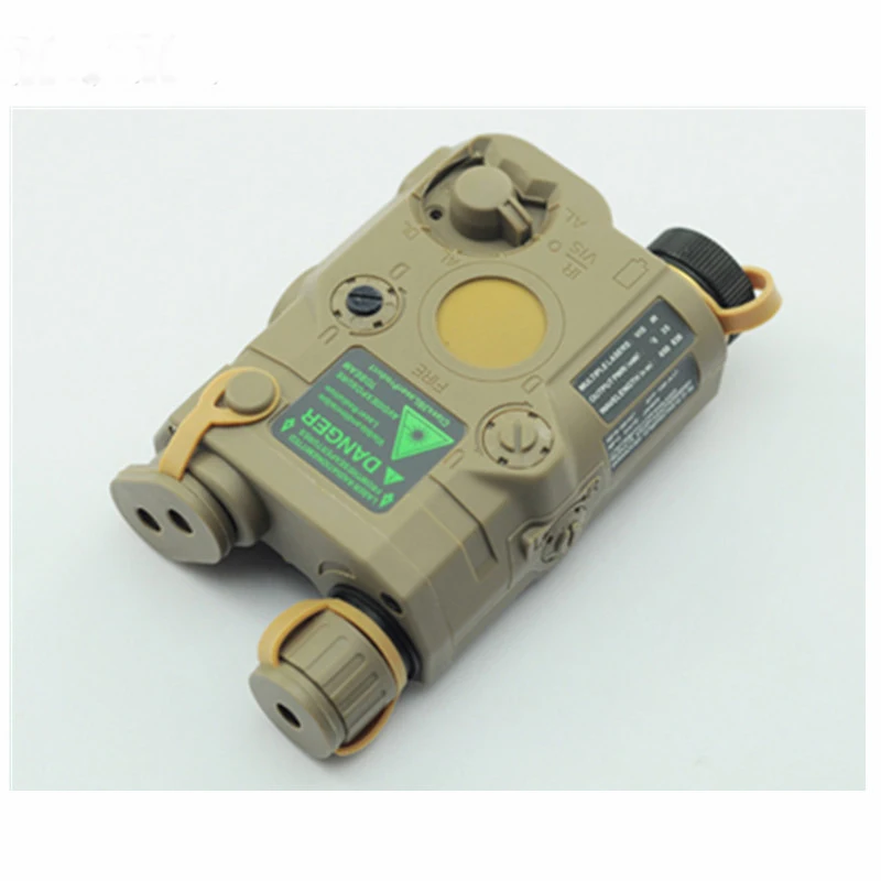 FMA Тактический Военная Униформа Airsoft AN/PEQ-15 Батарея поле лазерного Red Dot лазерный с Белый светодиодный фонарик и ИК- объектив TAN/BK
