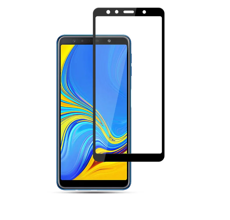 2.5D 9H закаленное стекло полная защитная пленка для экрана для samsung Galaxy A7 A 7 A750F A750 SM-A750F SM-A750FN/DS