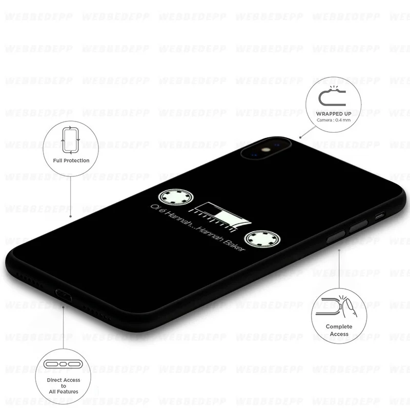 WEBBEDEPP Thirteen Reasons Why Soft Case for Samsung Galaxy S10 S10e S9 S8 Plus S7 S6 Edge &amp J6 2018 Note 10 9 8 |