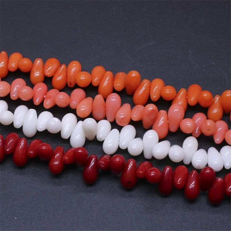 4x8 мм коралловые бусины Крест капля Abacus натуральный камень свободные для