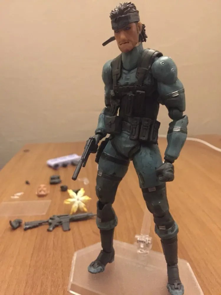 Figma 243 металлическая Шестерня 2: SONS OF LIBERTY 15 см змея ПВХ фигурка Коллекционная