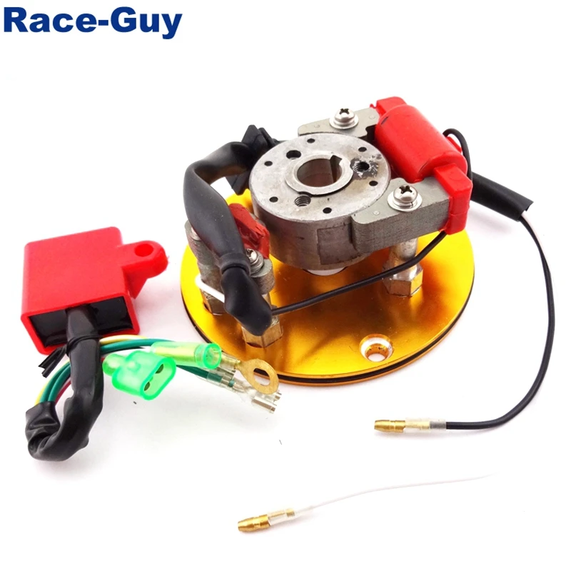 Золотой гоночный Магнитный статор ротор зажигания CDI Коробка для 110cc 125cc 140cc Chinese