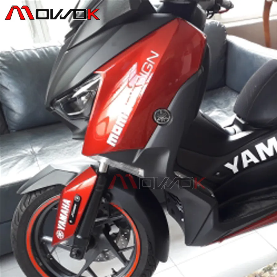 Для Yamaha Xmax 300 2017 2018 передняя ось Coper Plate декоративная крышка для xmax 125 250 400|Накладки