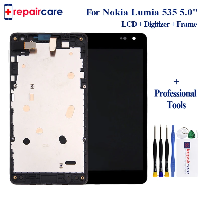 Для Microsoft Nokia Lumia 535 N535 2 S/2C версия сенсорный экран дигитайзер Сенсорное стекло + ЖК