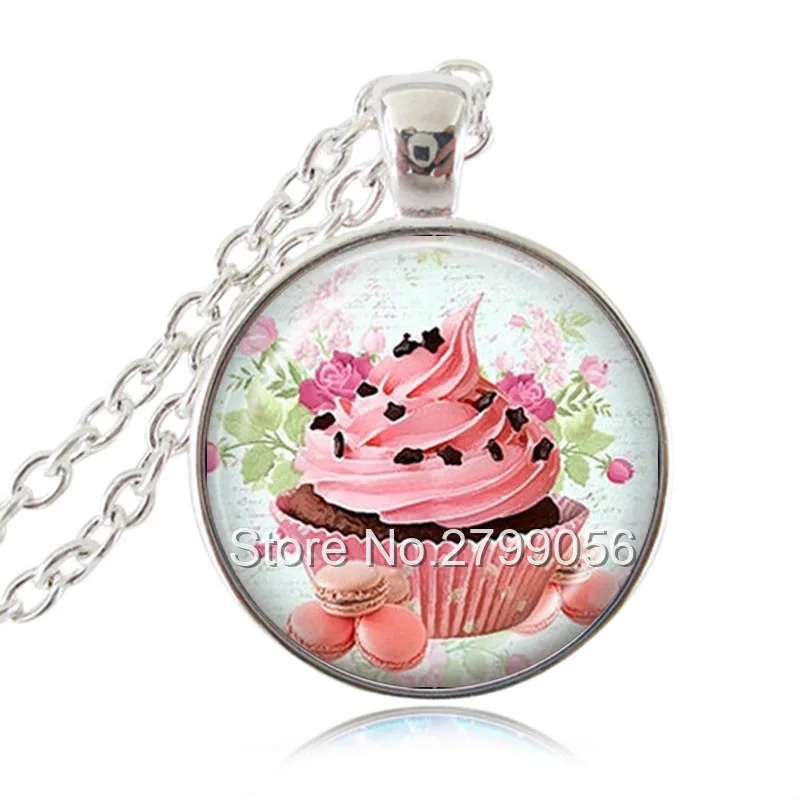 Милая подвеска с кексом маленький леденец кулон сладкий десерт художественное