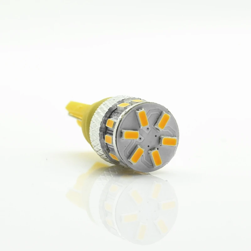 4 шт. T10 W5W светодиодный светильник для салона автомобиля 18 SMD габаритный фонарь 12В