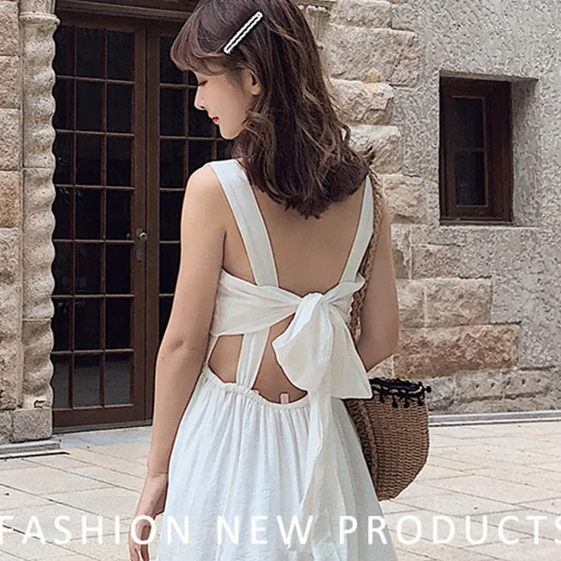 Новое летнее женское платье 2019 пикантные Винтаж облегающее элегантное Пляжное