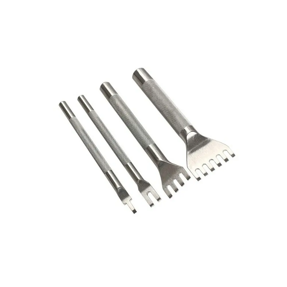 

Stainless Steel Flat Chisel Leather Craft Tools Hole Punch Tool Kit DIY