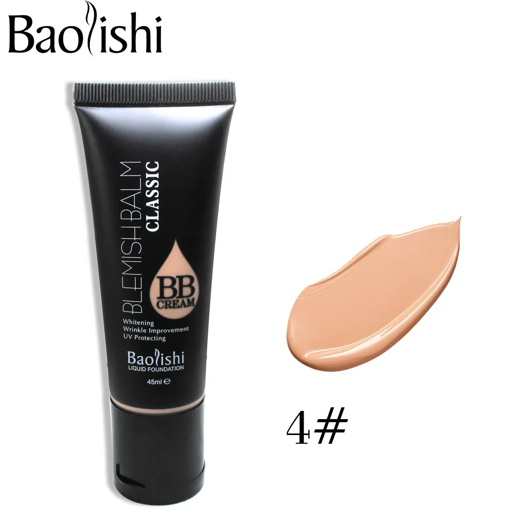Baolihi, специальное предложение, легко носить, 5 цветов, основа для лица, макияж, отбеливающий Bb крем, консилер, Обнаженная, Spf 25 Pa++, УФ для солнца - Цвет: 4