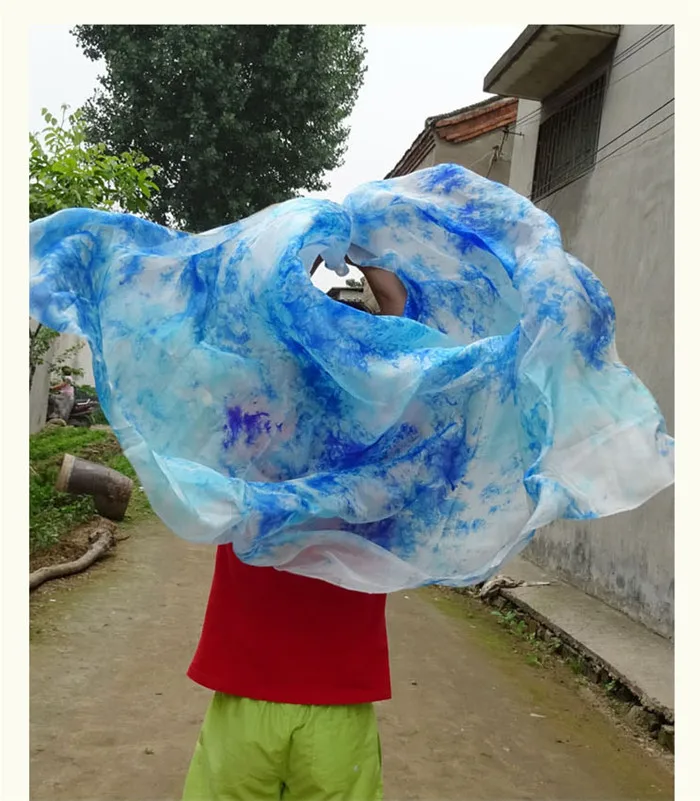 Для взрослых и детей танец живота ручной шарф шелковая вуаль реквизит для