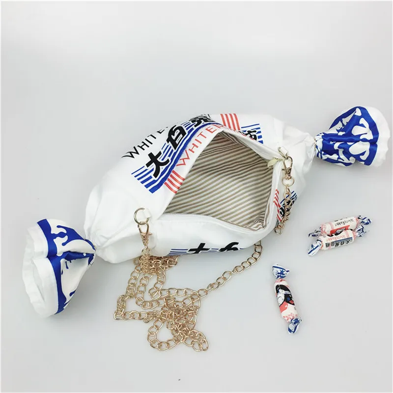 Оригинальная сумка Milk bear с белым кроликом для молока и сахара скошенная