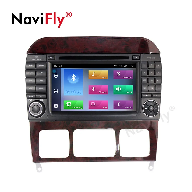 2din 2 + 32G Android 9 1 автомобильный dvd Радио мультимедийный плеер gps для Mercedes Benz s класса W220 S280 S320 S430 S500 S55 W215 wifi