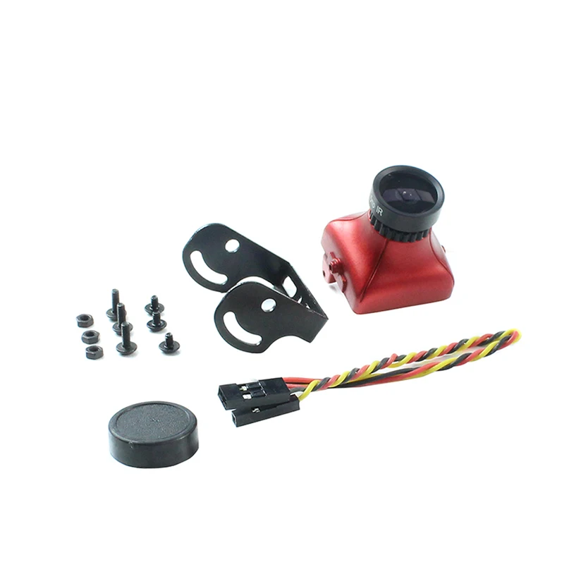 Мини FPV камера 1/3 CMOS 1200TVL объектив 2 1 мм с OSD кнопкой PAL / NTSC широкоугольный для RC Racing