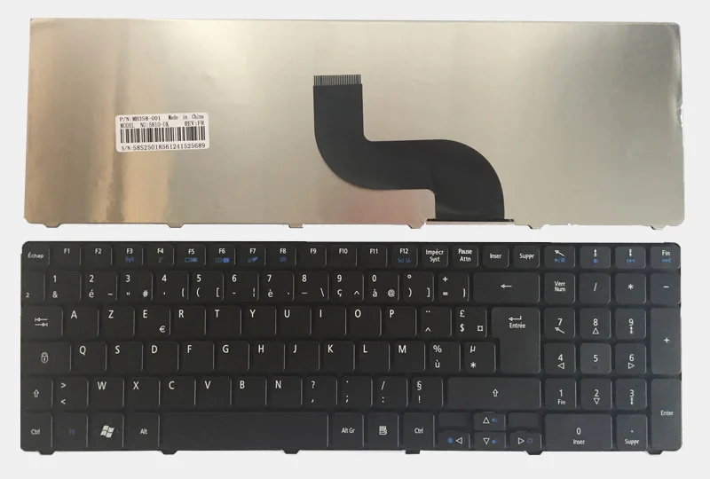Французская клавиатура для acer Aspire 7750 7750G 7750Z 7235 7235G 7250 7250G 7251 7331 7336 Черный FR ноутбук с клавиатурой AZERTY клавиатура