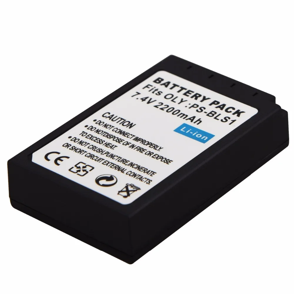 Фото 2200mAh PS-BLS1 BLS1 аккумулятор для Olympus OLY. EP2 EPL1 EPL2 EP1 BLS5 E-400 EVOLT E-410 EVOLT E410 E-420 E-410 E-620 E-450 №4