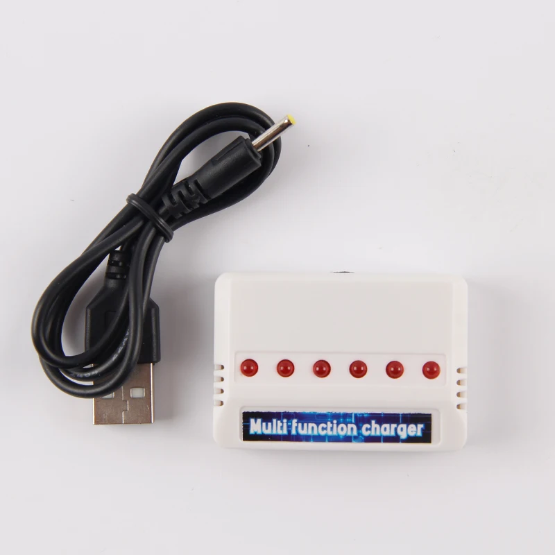 2 JST и 4 порта 0 6 в 1 зарядное устройство для Hubsan SYMA X5C X5SC X5SW H107 U818A V686G V959 3 7 V батарея |