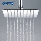 GAPPO насадки для душа квадратные насадки для душа с дождем хромированный смеситель для ванной смеситель для душа водопад смеситель для ванной