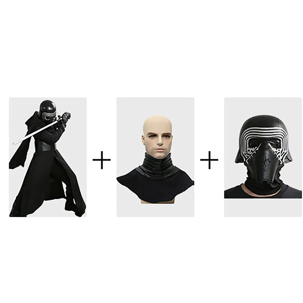 XCOSER Звездные войны The Force Awakens Kylo Ren шейный шарф Косплей Костюм Аксессуары Для