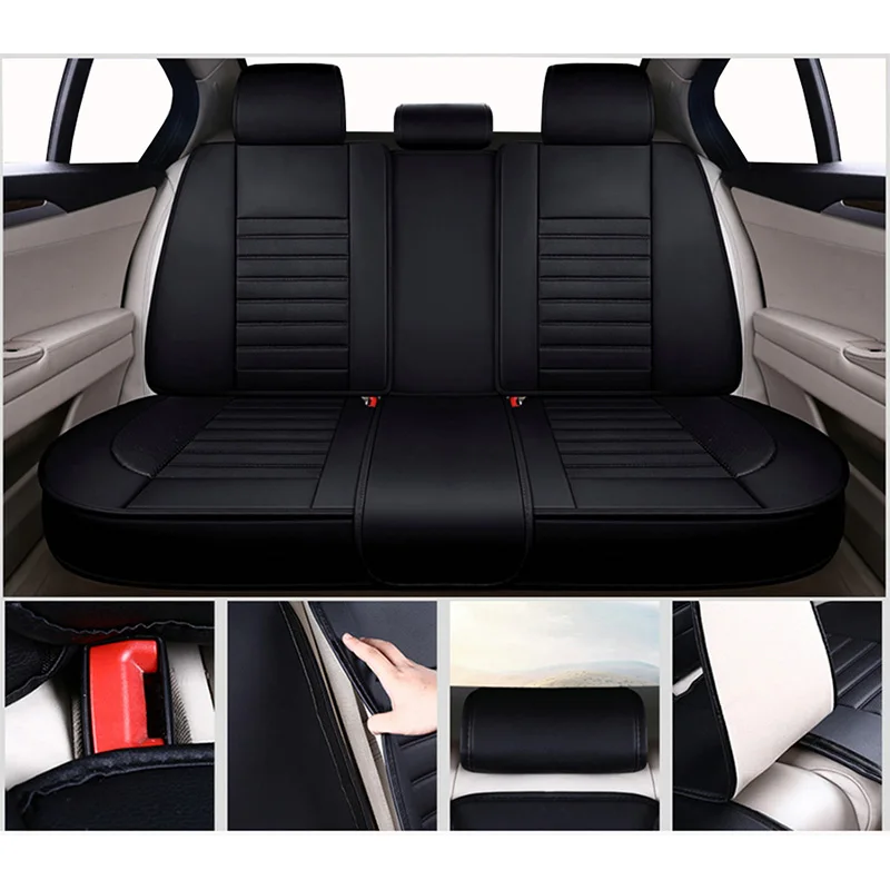 Высококачественные кожаные универсальные чехлы на автомобильные сиденья для lexus