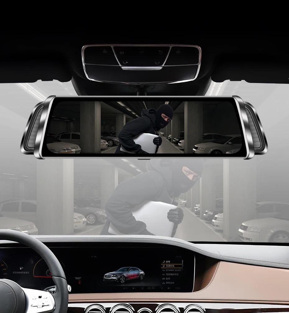 Автомобильный видеорегистратор ADAS, камера с двумя объективами, 4G, Android, 10 дюймов, потоковое мультимедийное зеркало заднего вида, 1080 P, WiFi, gps, видеорегистратор, видеорегистратор