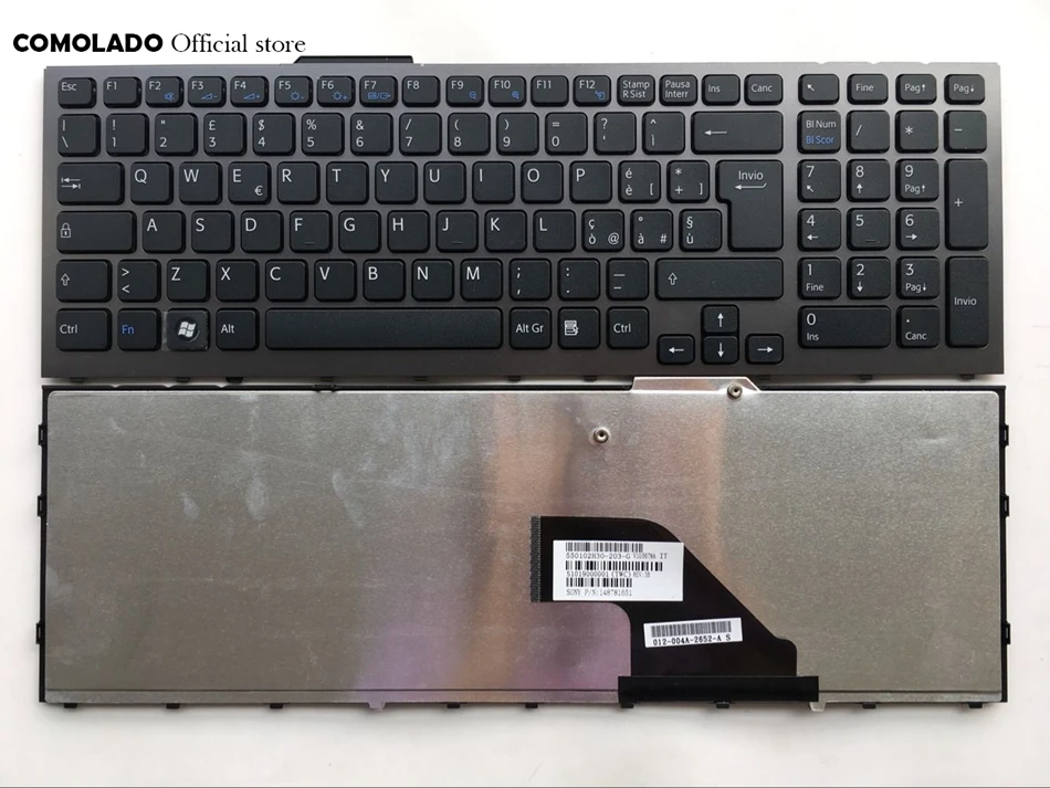 Итальянская Клавиатура для ноутбука Sony Vaio VPC F F119FC F12 F13 с рамкой|Клавиатуры замены|