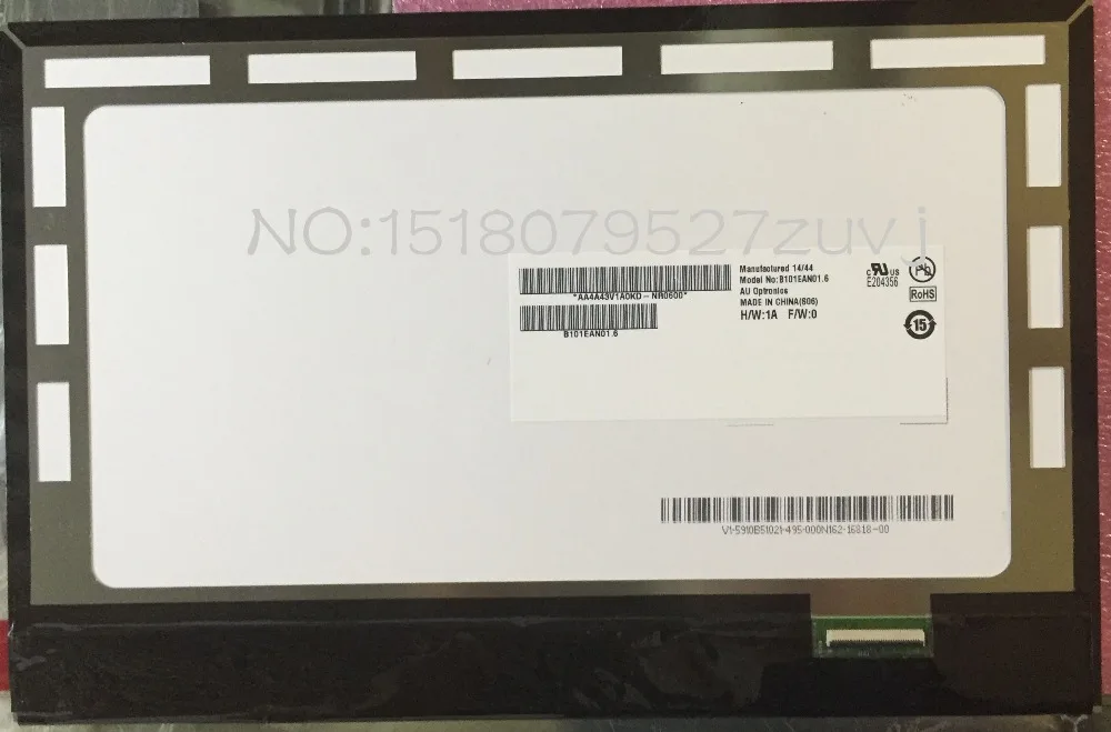 

For MeMO Pad 10 ME102 ME102A New LCD Display Panel Screen Monitor Repair Replacement Part B101EAN01.1 B101EAN01.6