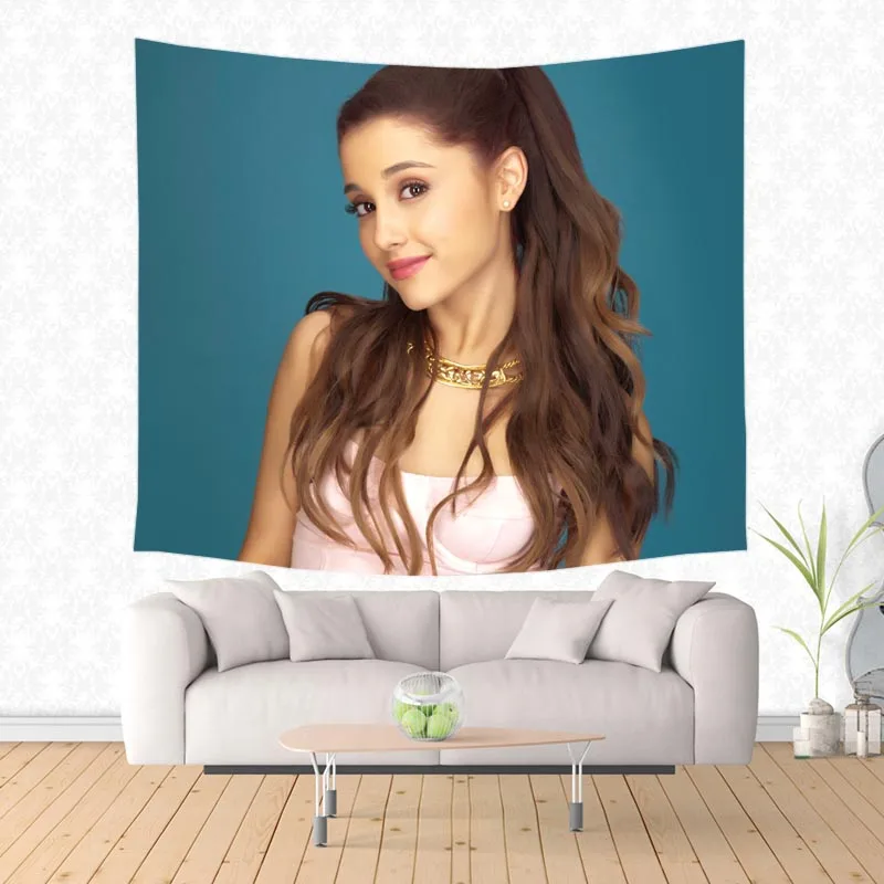 Настенный декоративный гобелен с принтом Ariana Grande пляжный коврик песчаный плед