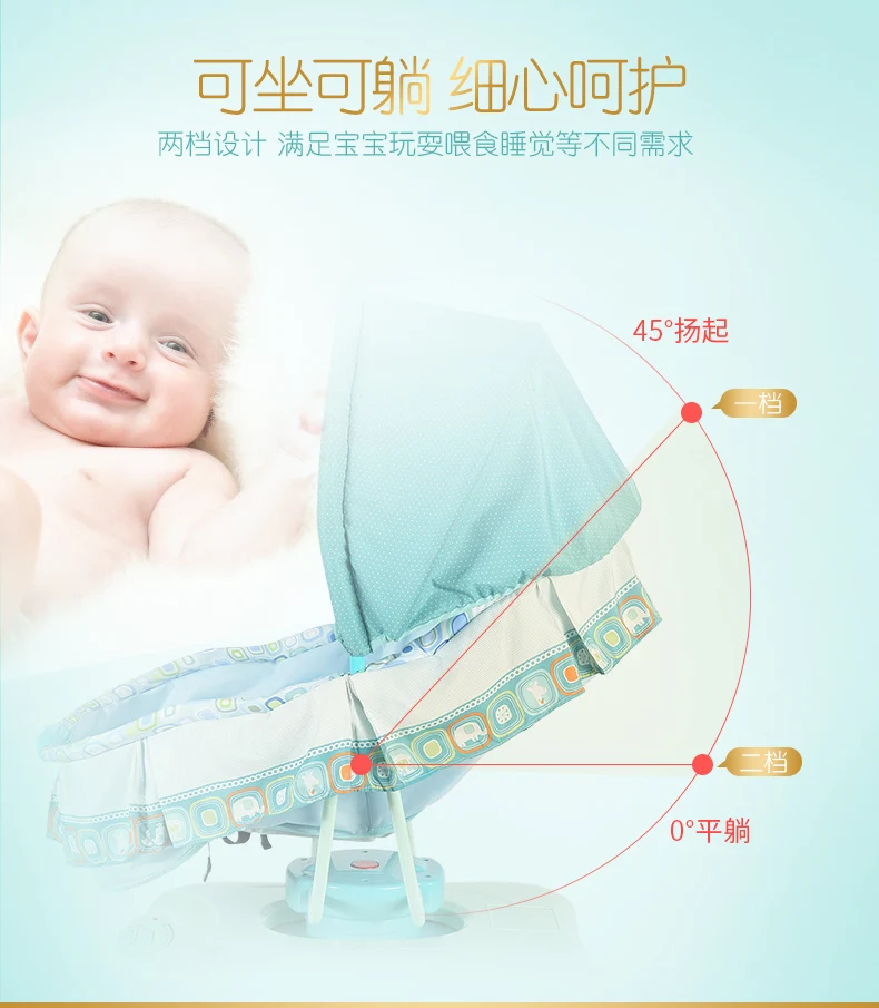 BusyBaby музыкальное детское кресло-качалка детское Электрическое Кресло-Качалка, чтобы загладить колыбель кровать Ptbat кресло-качалка