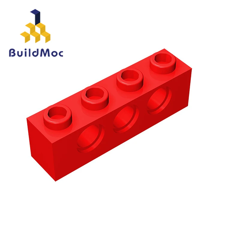 BuildMOC совместимые сборы частицы 3701 1x4 для строительных блоков детали сделай сам