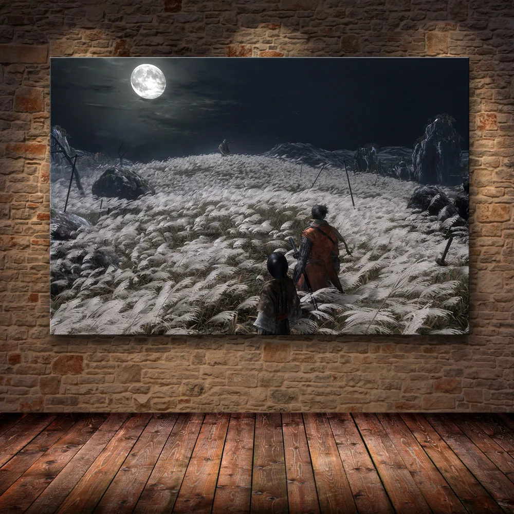 16 Без рамы Плакат Украшение живопись Sekiro: Тени умрёт дважды на HD холсте Живопись Искусство - Цвет: 16