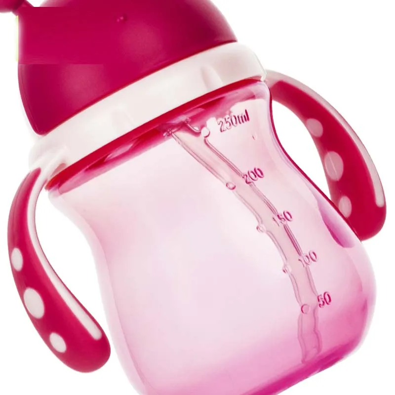 Детская Бутылочка с защитой от капель для воды конфетный цвет детская чашка