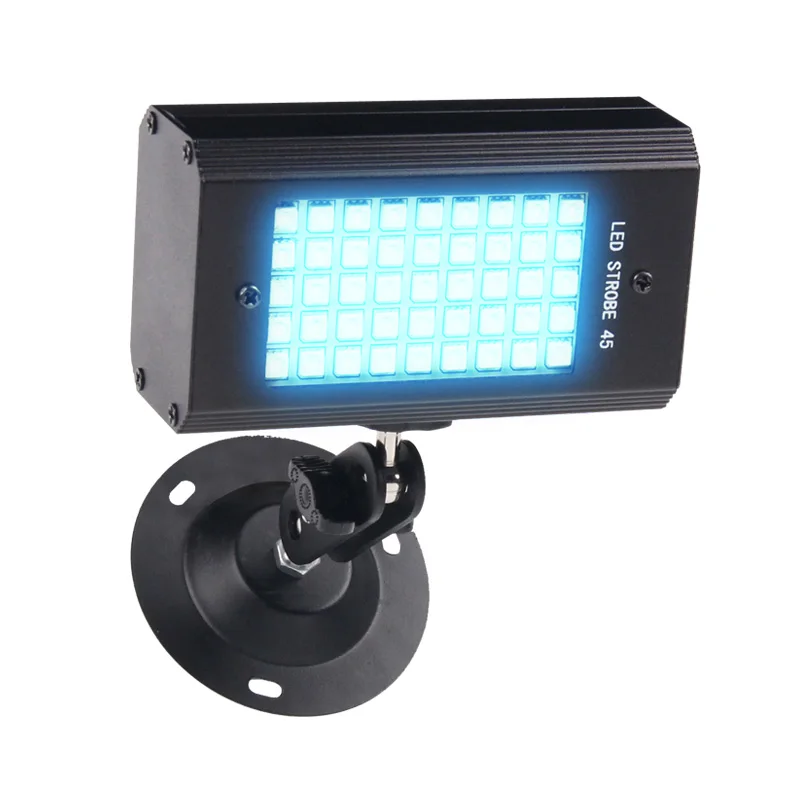 45 led RGB Стробоскоп USB 5v для дискотеки, домашний, вечерние, цветной светильник, музыкальный стробоскоп, светильник s