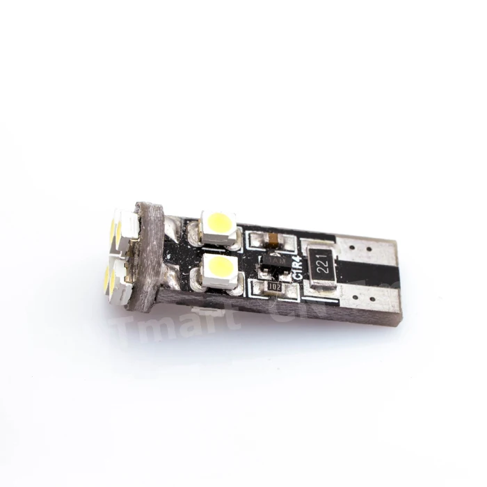 Новинка 2019 Canbus T10 8Smd led canbus 1210 3528 Led без ошибок Obc 194 168 W5w светодиодные лампы для