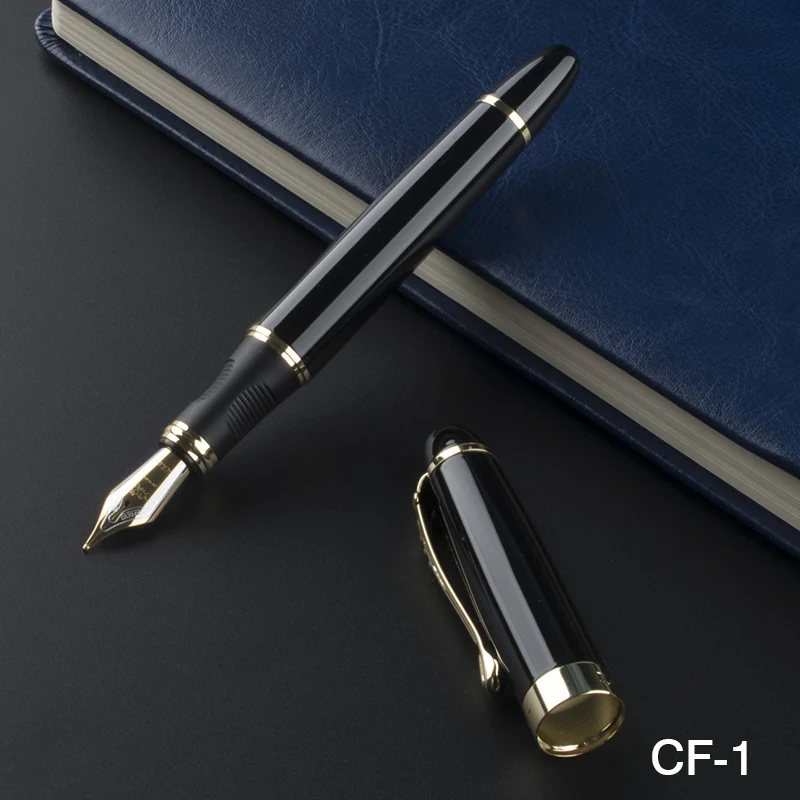 IRAURITA перьевая ручка JINHAO X450 темно-зеленый и золотой 18 КГП 0 7 мм перо с широким