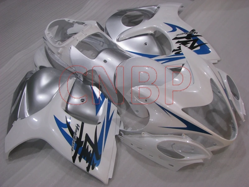 Plastic Fairings GSX-R1300 2008 - 2014 White Silver Body Kits GSXR 1300 2009 Abs Fairing HAYABUSA 2012 no paint | Автомобили и