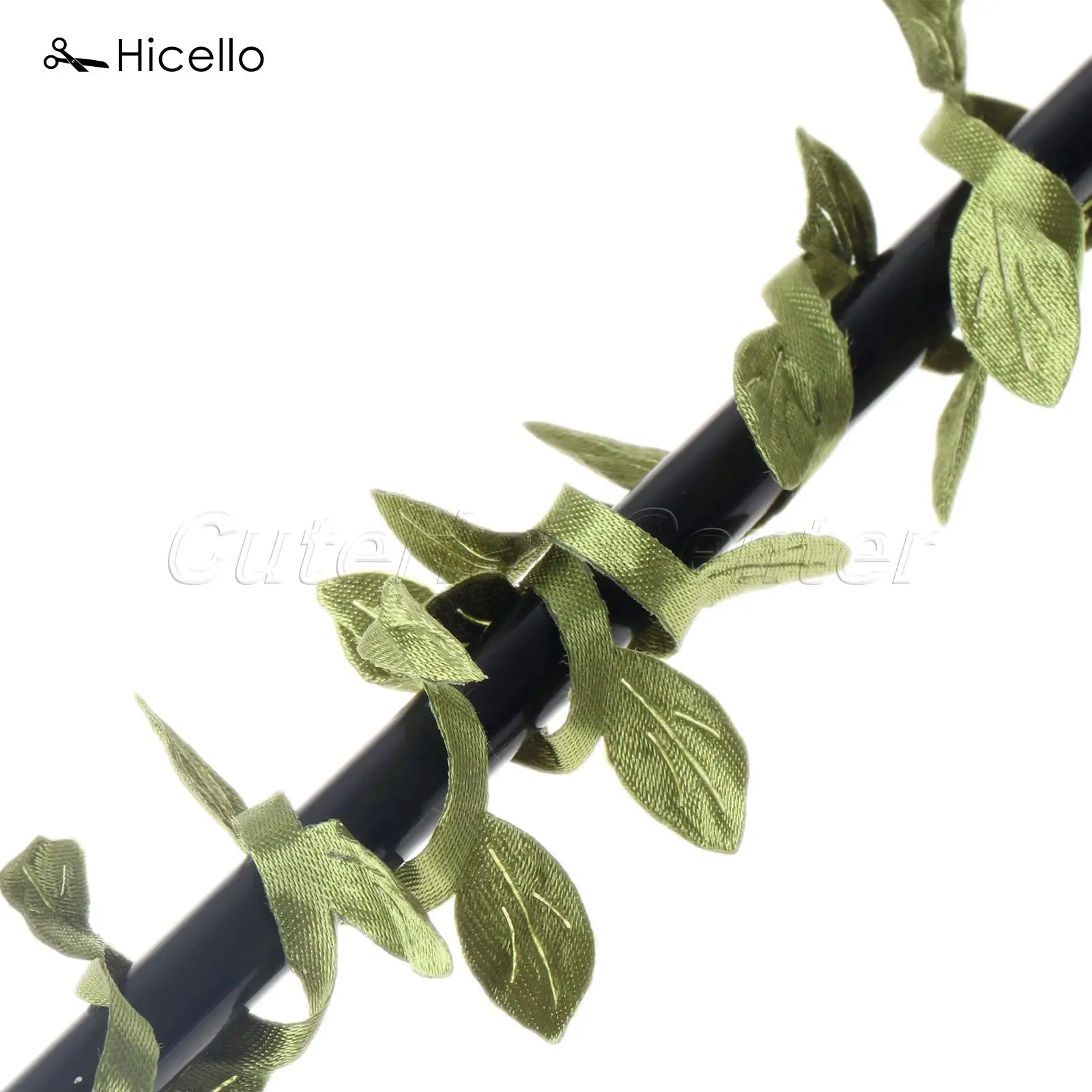 Гирлянда из зеленых листьев ротанга 10 м|decoration material|leaf vineflower garland |