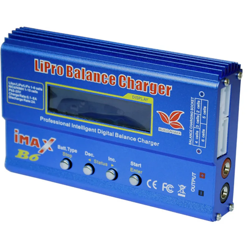 Высококачественное встроенное Цифровое Зарядное устройство IMAX B6 Lipro RC NiMh