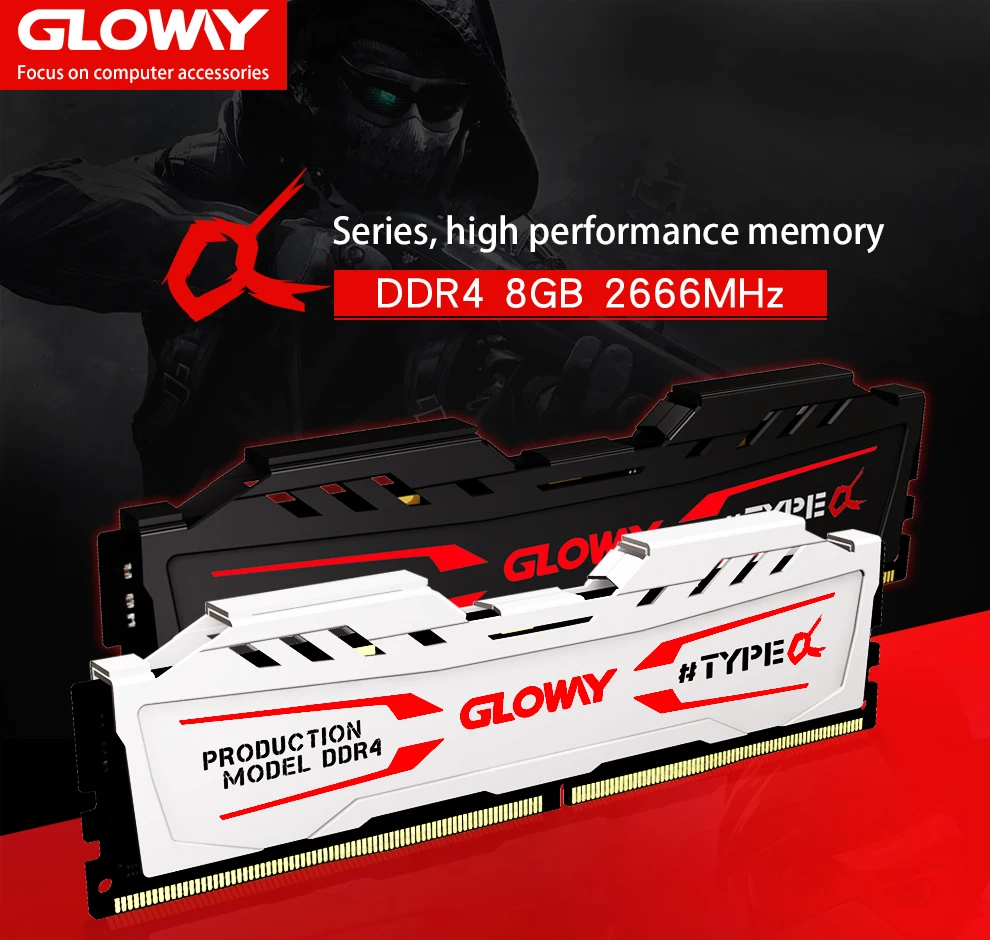 Gloway оперативная память 8 ГБ DDR4 1,2 в 288pin 2666 МГц 3000 МГц для рабочего стола пожизненная гарантия поддержка XMP ram ddr4 8 Гб 16 Гб 2666 МГц