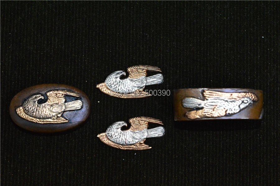Костюм медь Цуба охранник для японского самурайского меча катаны W/Eagle | Дом и сад