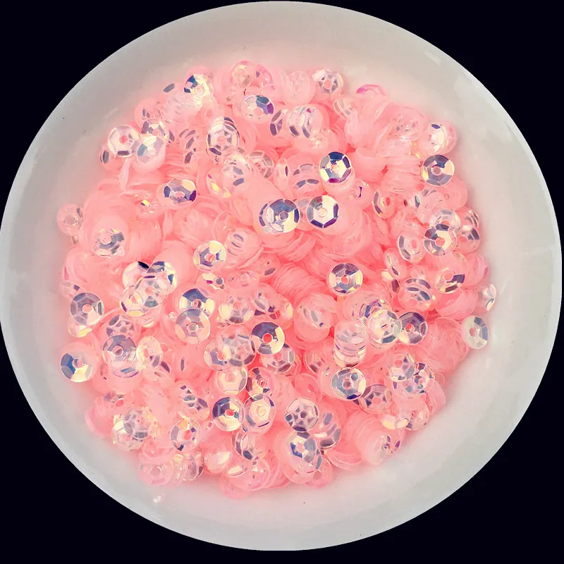 Высокое качество розового цвета с украшением в виде кристаллов Цвет 1200 шт (10 г) 4