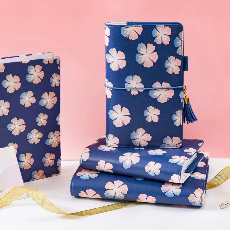 Lovedoki Be Beautiful Like Summer Flowers Spiral кожаный чехол для записной книжки ежедневник