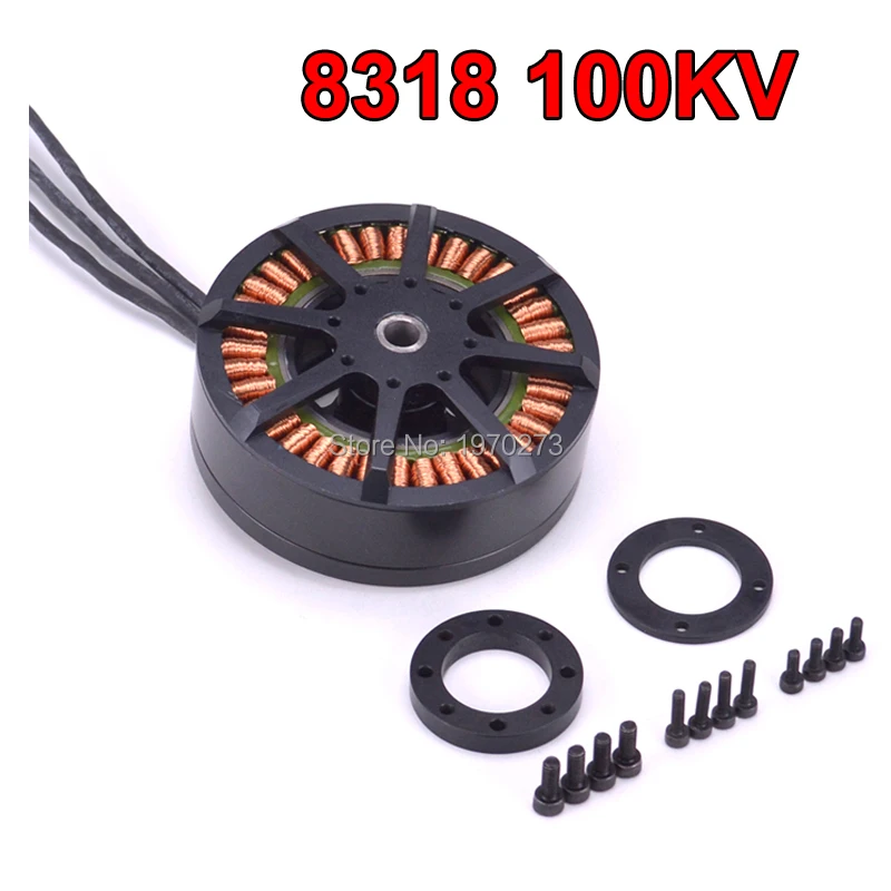 8318 100кв бесщеточный двигатель защиты растений 3 12S для 3080 реквизит Мультикоптер